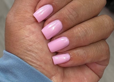 Elegant pastel pink nails at Anne Lima Nails & Beauty (Dublin 2), Dublin, County Dublin, IE.