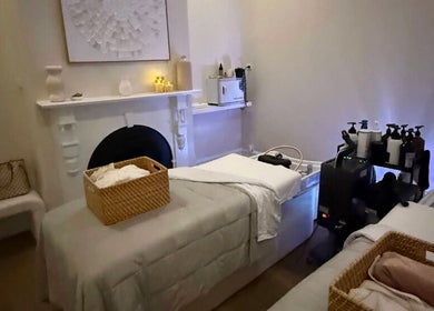Relaxing massage room at The Head Spa Perth in South Perth, Western Australia, AU. Cozy ambience with soothing decor.