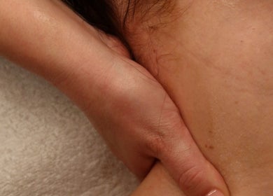 Neck massage at The Head Spa Perth, South Perth, Western Australia, AU.