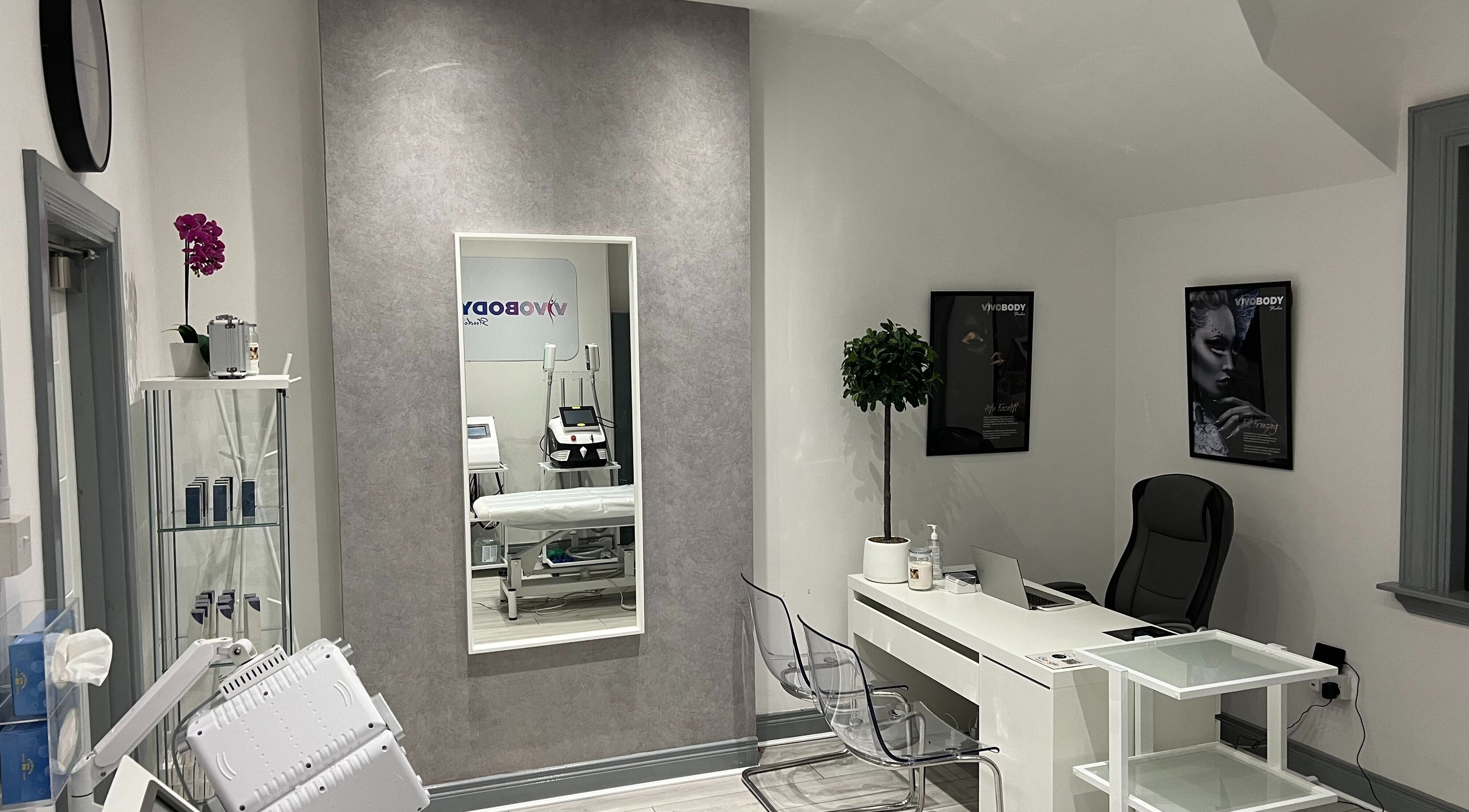 Chic interior of Vivo Body Studio Belfast, featuring stylish decor and wellness equipment in Belfast, Northern Ireland, GB.