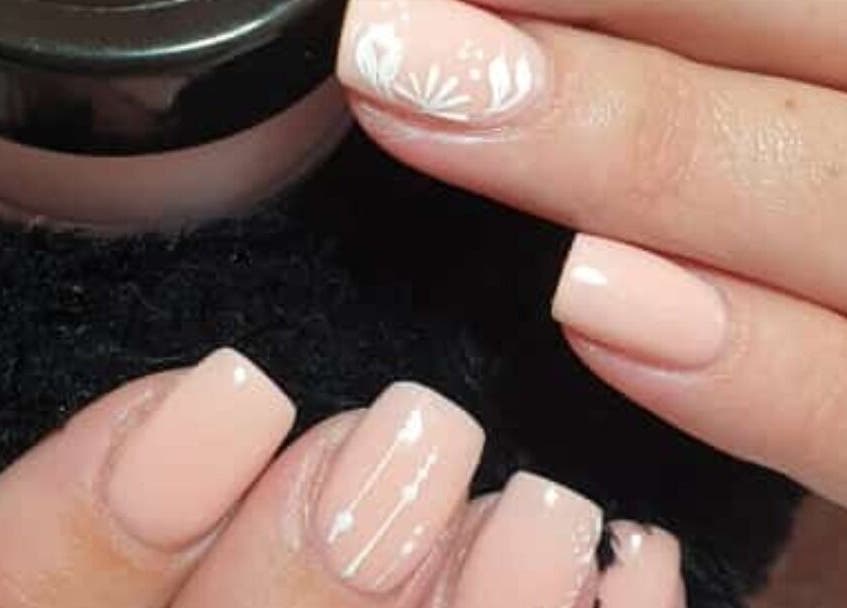 Chic nail art with delicate designs at Baroness Beauty, Vanderbijlpark, Gauteng, ZA.