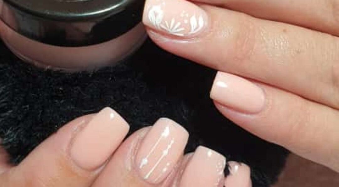 Chic nail art with delicate designs at Baroness Beauty, Vanderbijlpark, Gauteng, ZA.