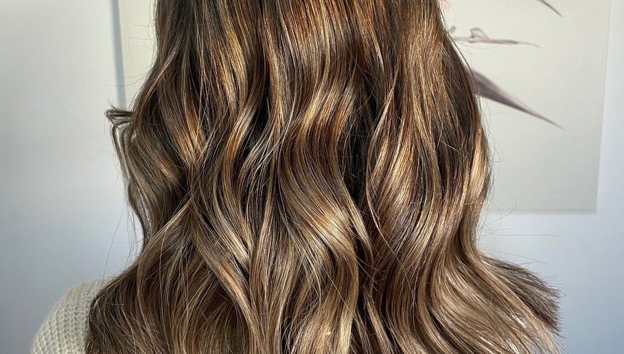 Shiny, golden wavy hair styled at Love Her Hair - by Clare Louise, Padbury, Western Australia, AU.