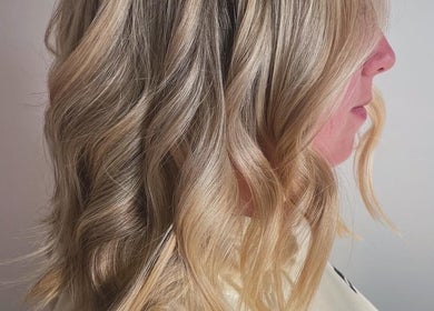 Blonde waves hairstyle at Love Her Hair - by Clare Louise, Padbury, Western Australia, AU.