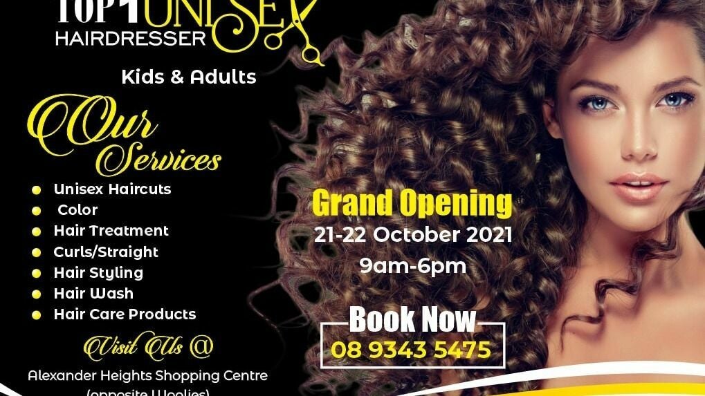 Top 1 Unisex Hairdresser @ Alexander Heights Shopping centre - 200  Mirrabooka Ave - Alexander Heights | Fresha