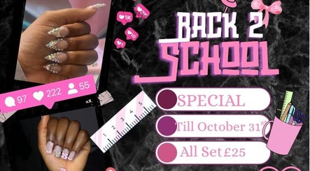 Back to school nail art promotion at MBLnailedit, Coventry, England, GB. Special offer valid till October 31.