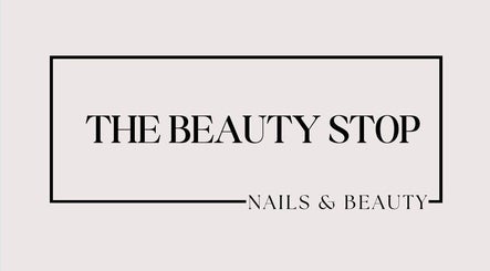The Beauty Stop logo featuring elegant text in Edinburgh, Scotland, GB.