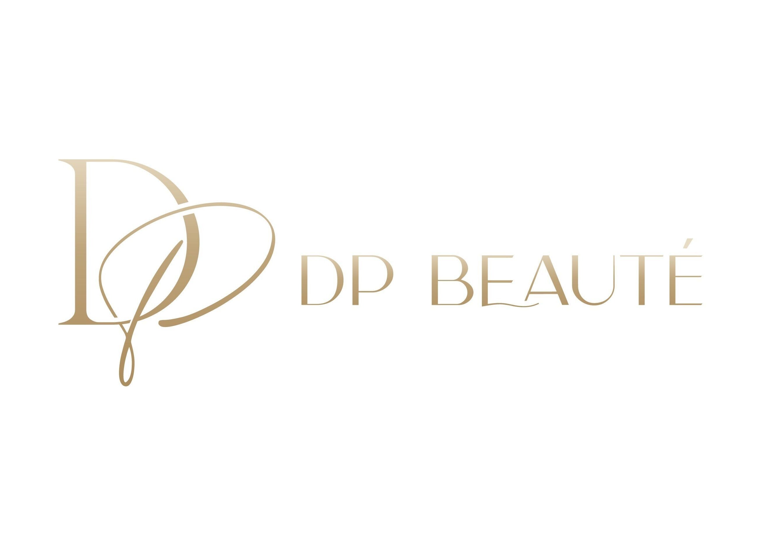 DP BEAUTÉ's elegant logo on white background, Chelmsford, Massachusetts, US.