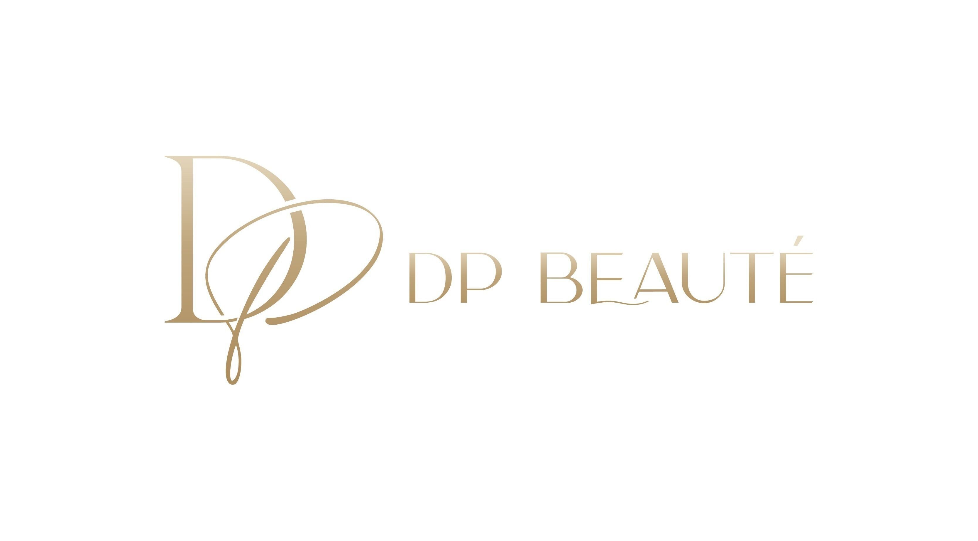 DP BEAUTÉ's elegant logo on white background, Chelmsford, Massachusetts, US.
