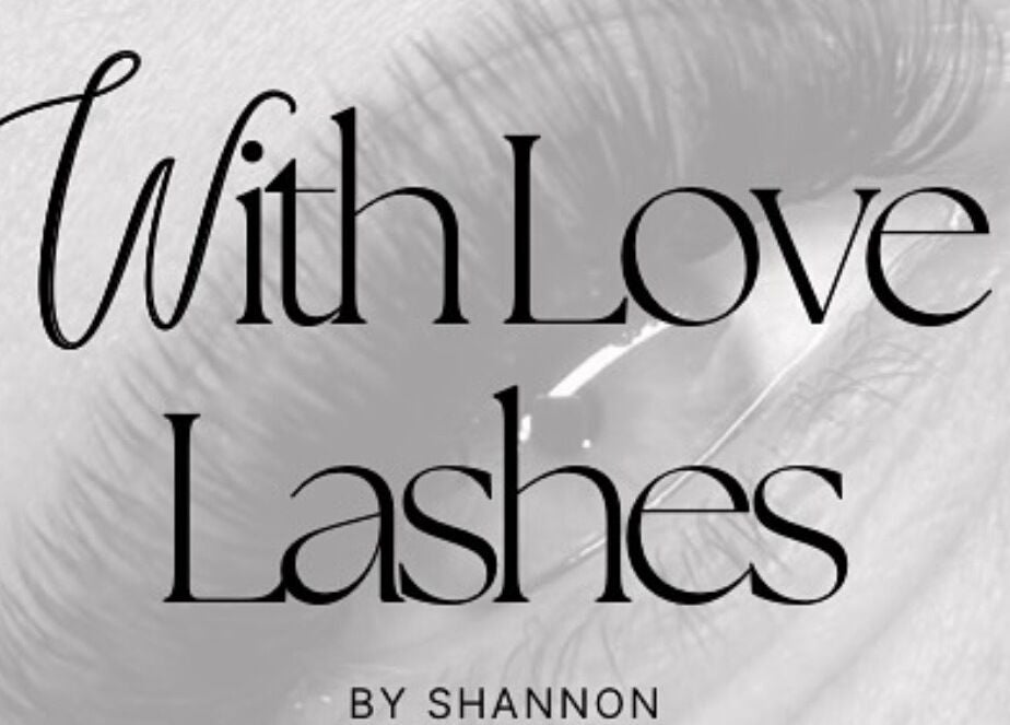 Logo of With Love Lashes, Easington Colliery, England, GB, showcasing elegant brand design.