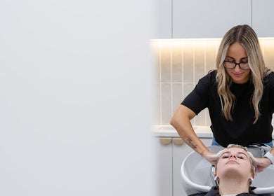 Professional hair wash at Indie Mane, Raymond Terrace, New South Wales, AU.