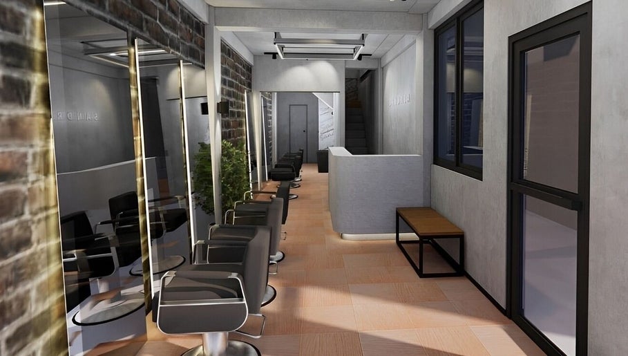 Elegant interior of Sandrea Salon Parañaque with modern chairs and mirrors in Parañaque, Metro Manila, PH.