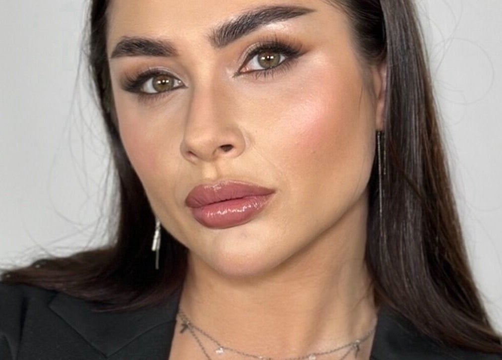 Close-up of flawless makeup at Kateryna Glowmakeup, Yokine, Western Australia, AU.