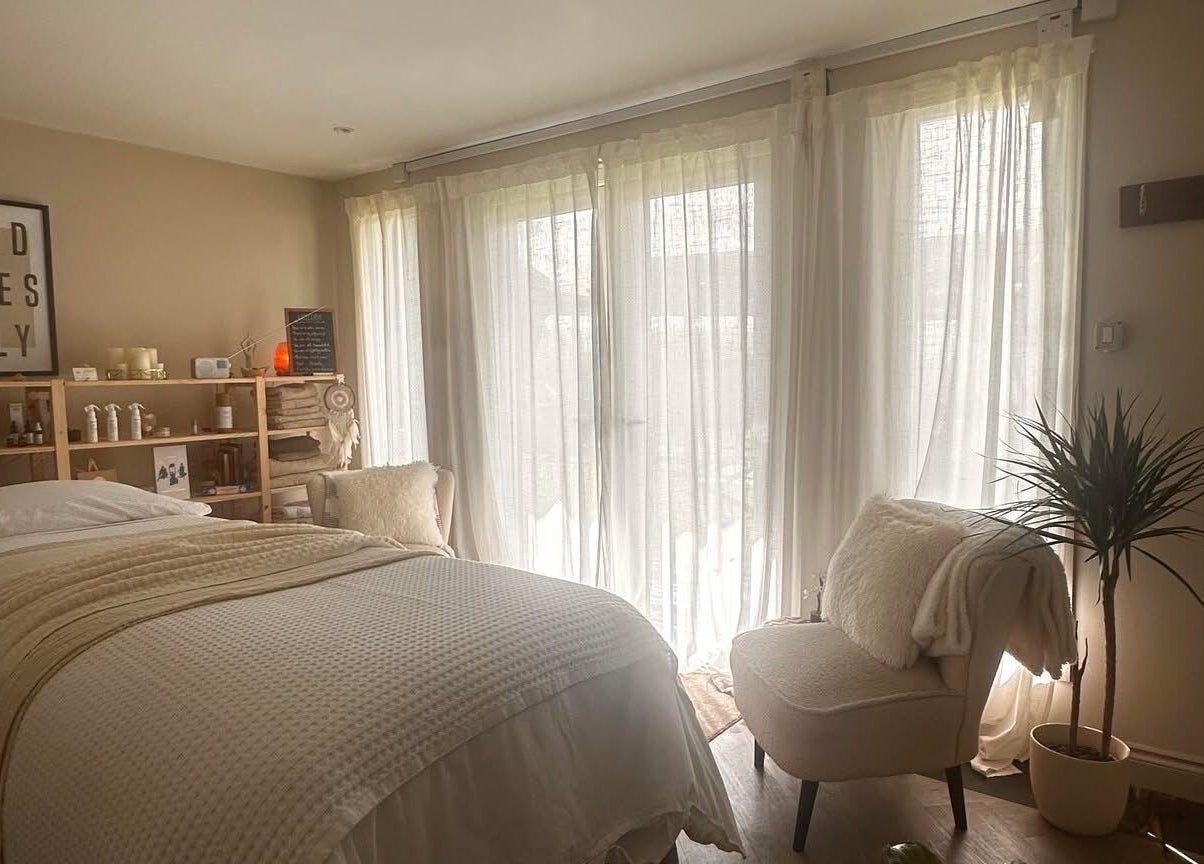 Serene treatment room at Soul Skin Studio and Wellness, Blantyre, GB, offering a peaceful retreat.