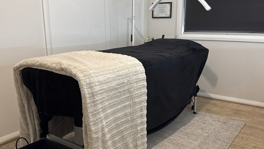 Relaxing treatment bed at Victoria Makeup Artistry, Mickleham, Victoria, AU, perfect for beauty services.