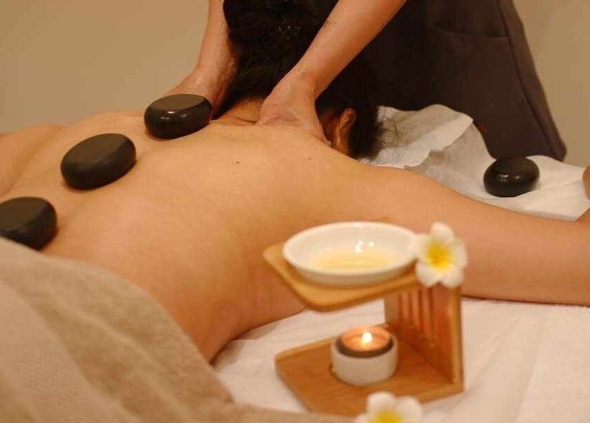 Hot stone massage session at Shellharbour village Thai massage in Shellharbour, New South Wales, AU.