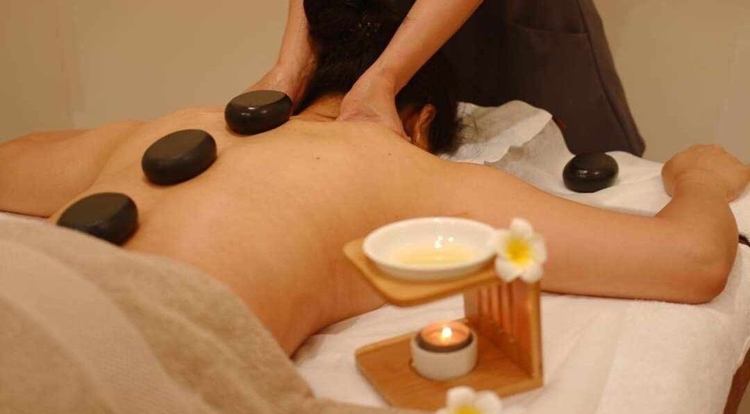 Hot stone massage session at Shellharbour village Thai massage in Shellharbour, New South Wales, AU.