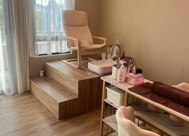 A serene pedicure station in Aurora Muslimah Salon & Spa Bandar Tropicana Aman, Telok Panglima Garang, Selangor, MY.