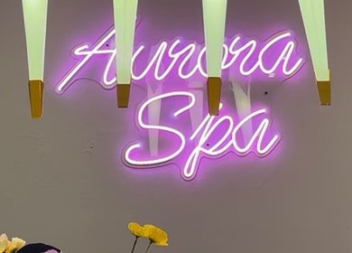 Aurora Muslimah Salon & Spa Bandar Tropicana Aman neon sign, Telok Panglima Garang, Selangor, MY.