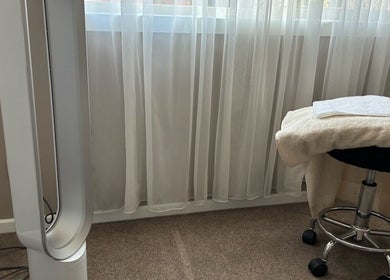 Comfortable massage stool at Nancy's Beauty and Massage, Clifton Springs, Victoria, AU for relaxing treatments.