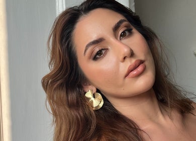 Close-up of a woman showcasing elegant makeup at Rafa Beauty in Dublin, County Dublin, IE.