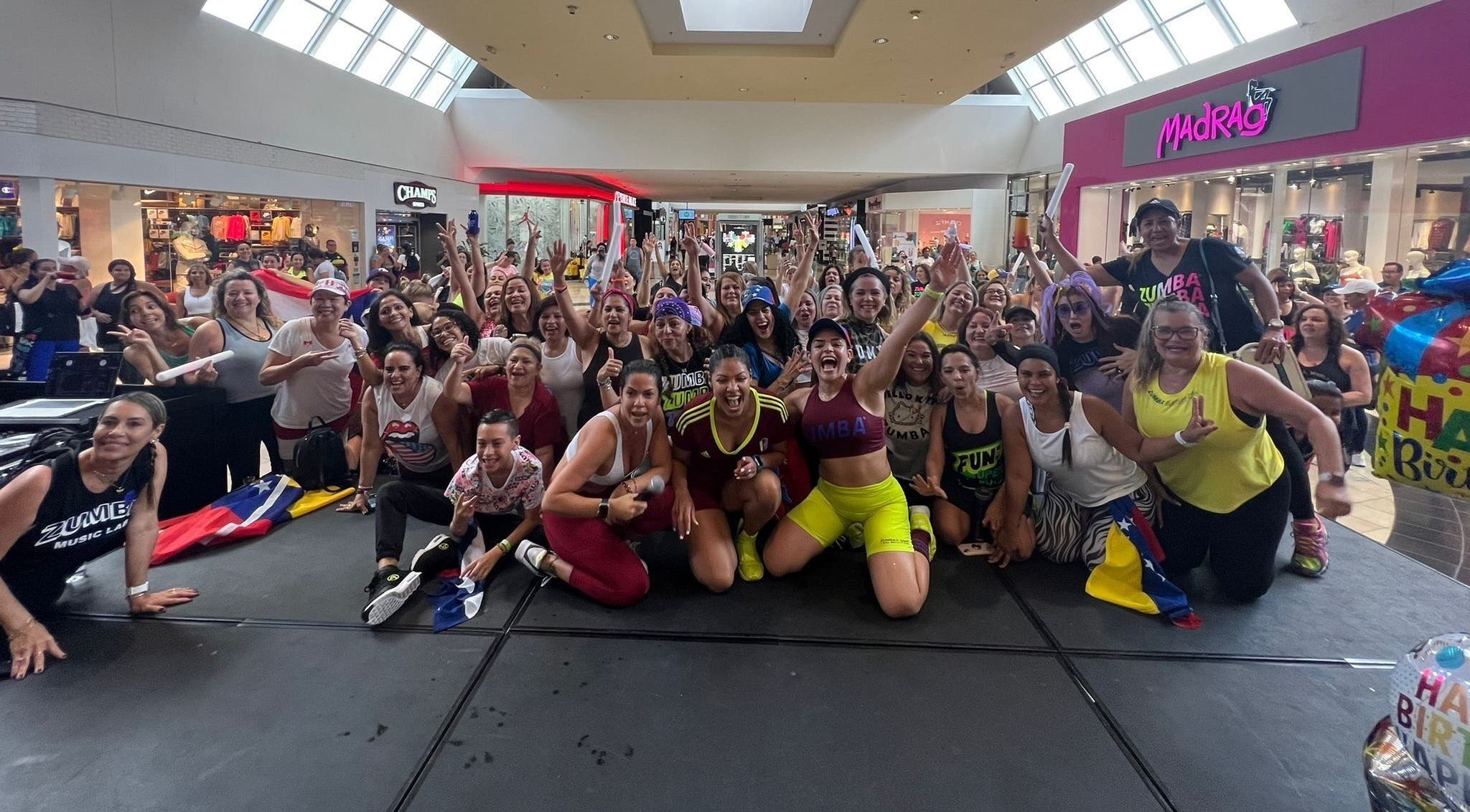 Group workout at Grey’s Total Training, Miami, Florida, US, showcasing a vibrant community energy.