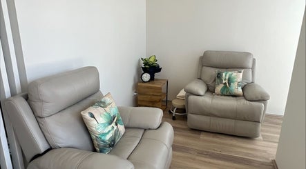 Comfortable seating area at Forest Lakes Massage Centre in Thornlie, Western Australia, AU.