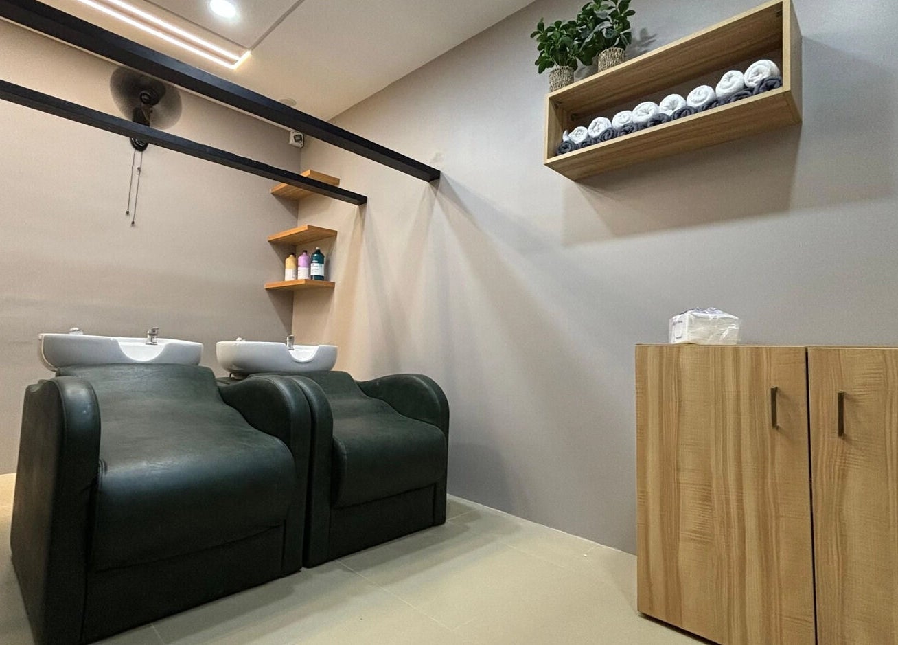 Luxurious wash stations at EVERMOR ANCHAL, ANCHAL, Kerala, IN. Elegant, modern, and inviting environment.