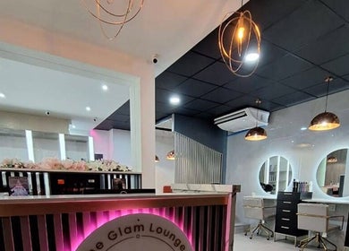 Elegant interior of The Glam Lounge, a chic beauty venue in Berea, Kwazulu-natal, ZA with stylish decor.
