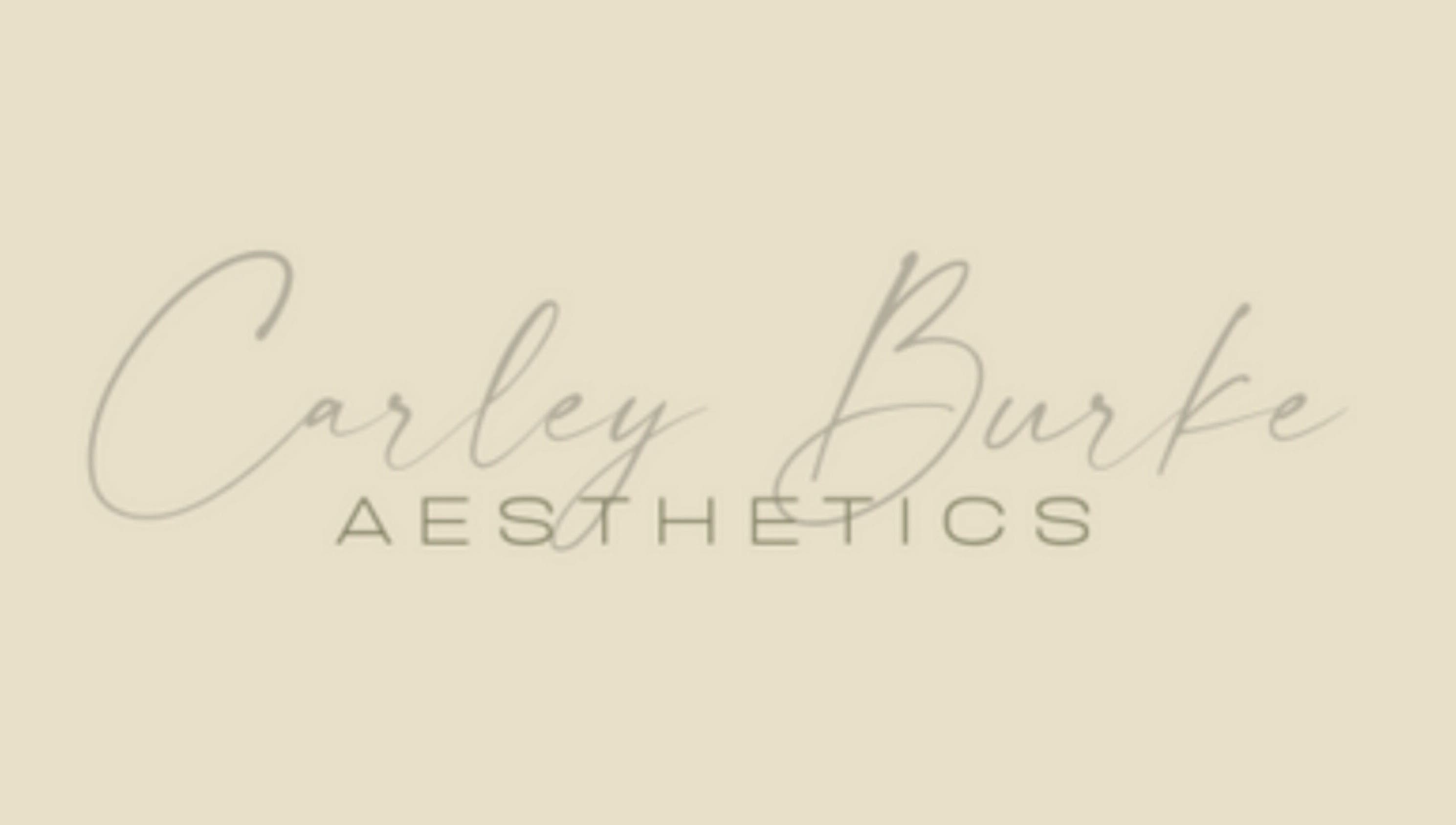 Elegant logo of Carley Burke Aesthetics, a beauty clinic in Bexley, England, GB.