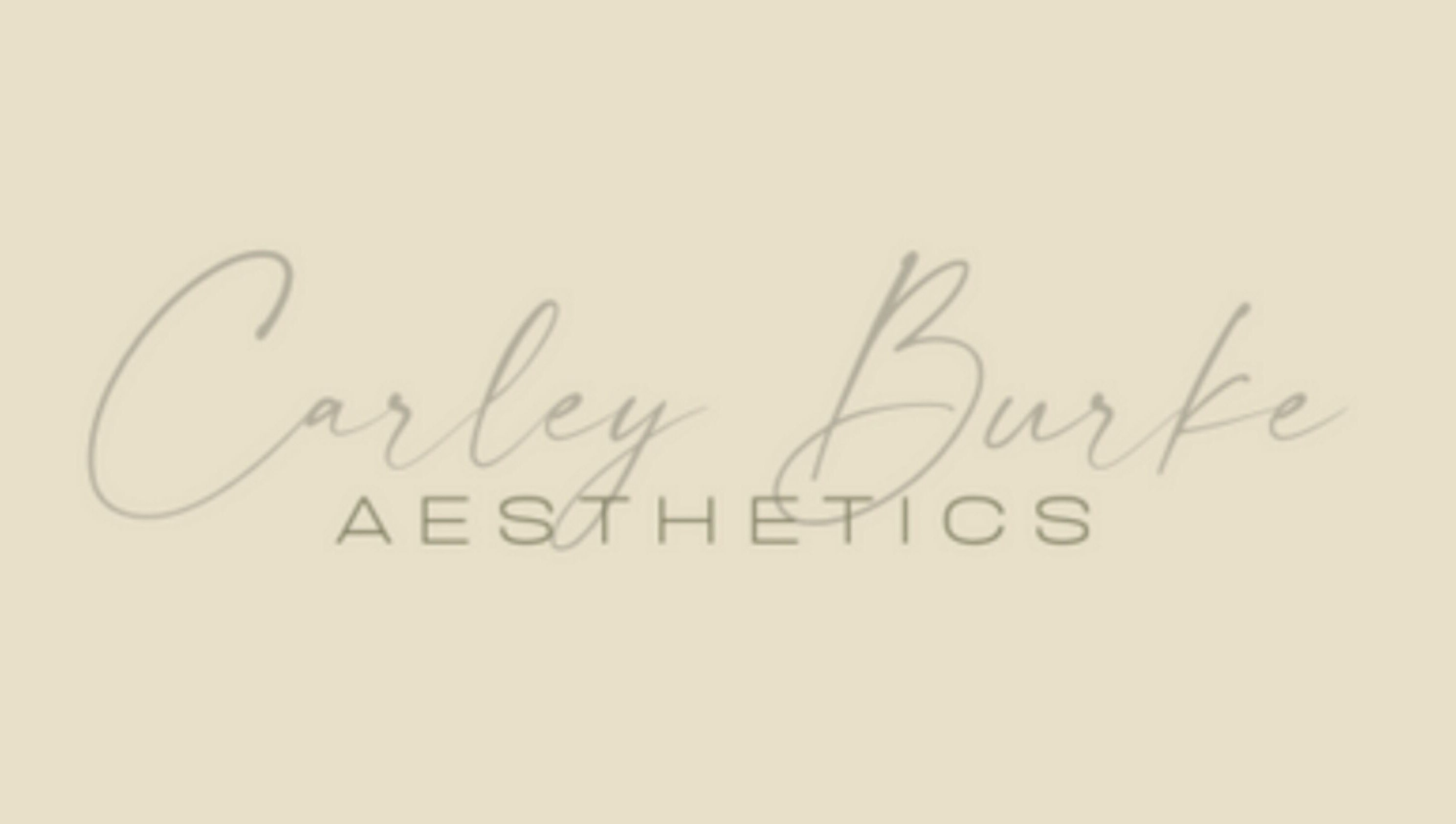 Elegant logo of Carley Burke Aesthetics, a beauty clinic in Bexley, England, GB.