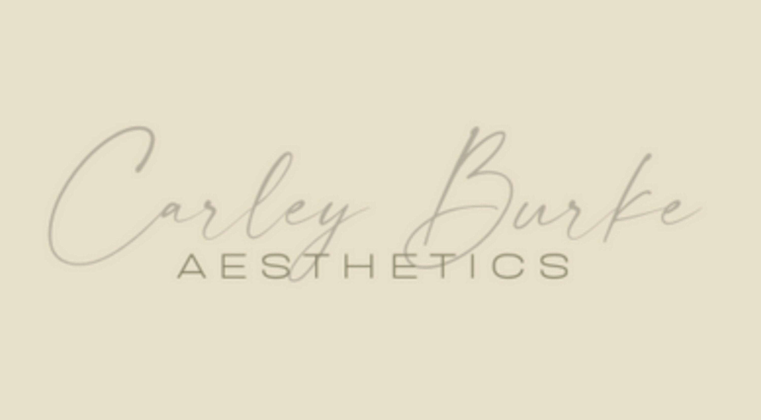 Elegant logo of Carley Burke Aesthetics, a beauty clinic in Bexley, England, GB.