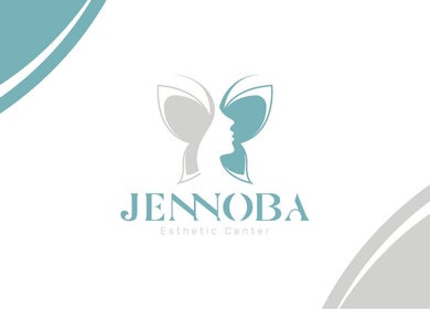 Logo del Jennoba Esthetic Center en Cali, Valle Del Cauca, CO. Diseño moderno y elegante.