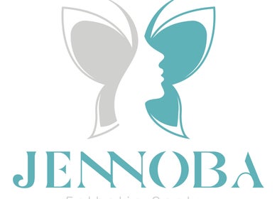 Logotipo de Jennoba Esthetic Center, ubicado en Cali, Valle Del Cauca, CO, destacando su identidad visual única.