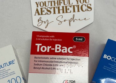 Beauty products at Youthful You, Barnstaple, England, GB featuring Bocouture and Tor-Bac packages.