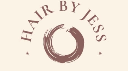 Hair By Jess logo featuring artistic swirl design, Penlle'r-gaer, Cymru, GB.