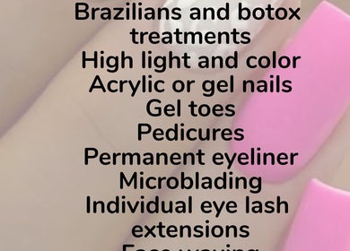 Beauty and Hair with Flair in Pongola, Kwazulu-natal, ZA offers vibrant nail services and beauty treatments.