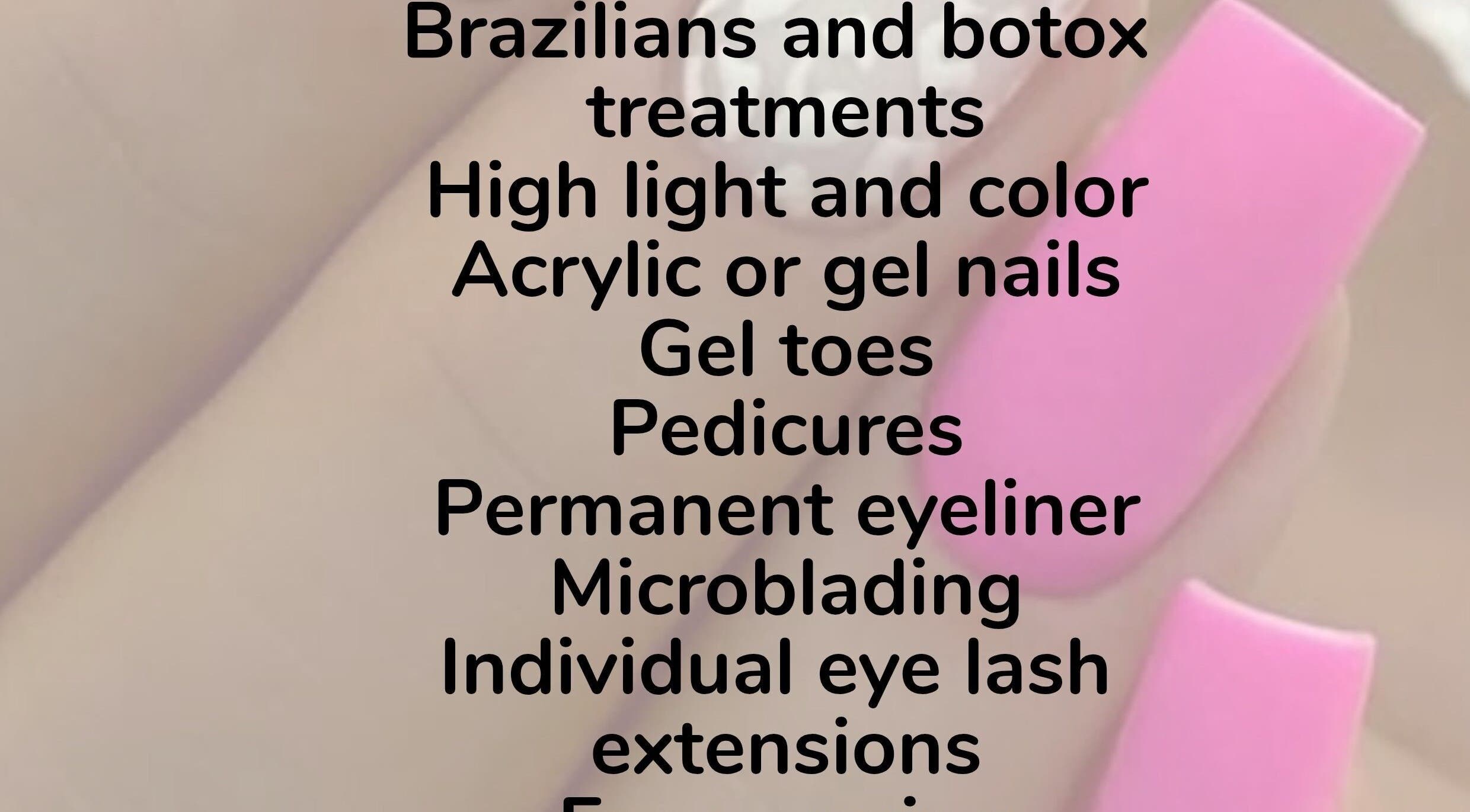 Beauty and Hair with Flair in Pongola, Kwazulu-natal, ZA offers vibrant nail services and beauty treatments.
