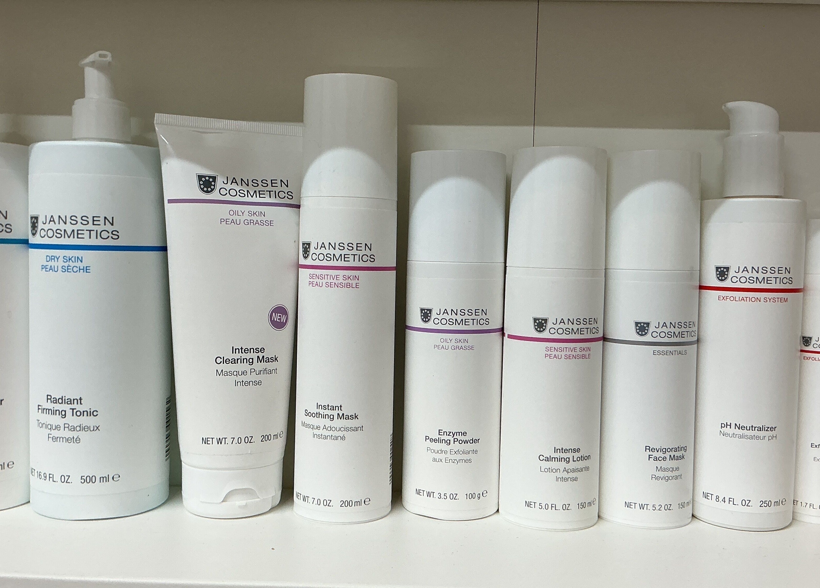 Collection of Janssen Cosmetics at Petren Aesthetics, Wicklow, County Wicklow, IE enhancing beauty and wellness.