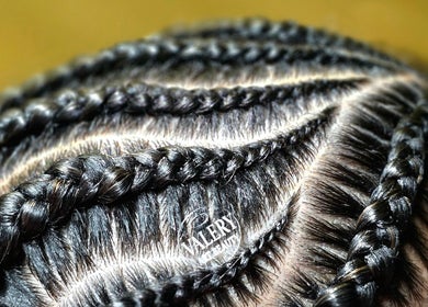 Trenzas de cabello elaboradas en Valery Art Beauty, Quebradillas, Quebradillas, PR, mostrando estilo único.