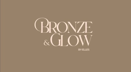 Bronze and Glow by Elles logo on a bronze background, located in Crawley, England, GB.