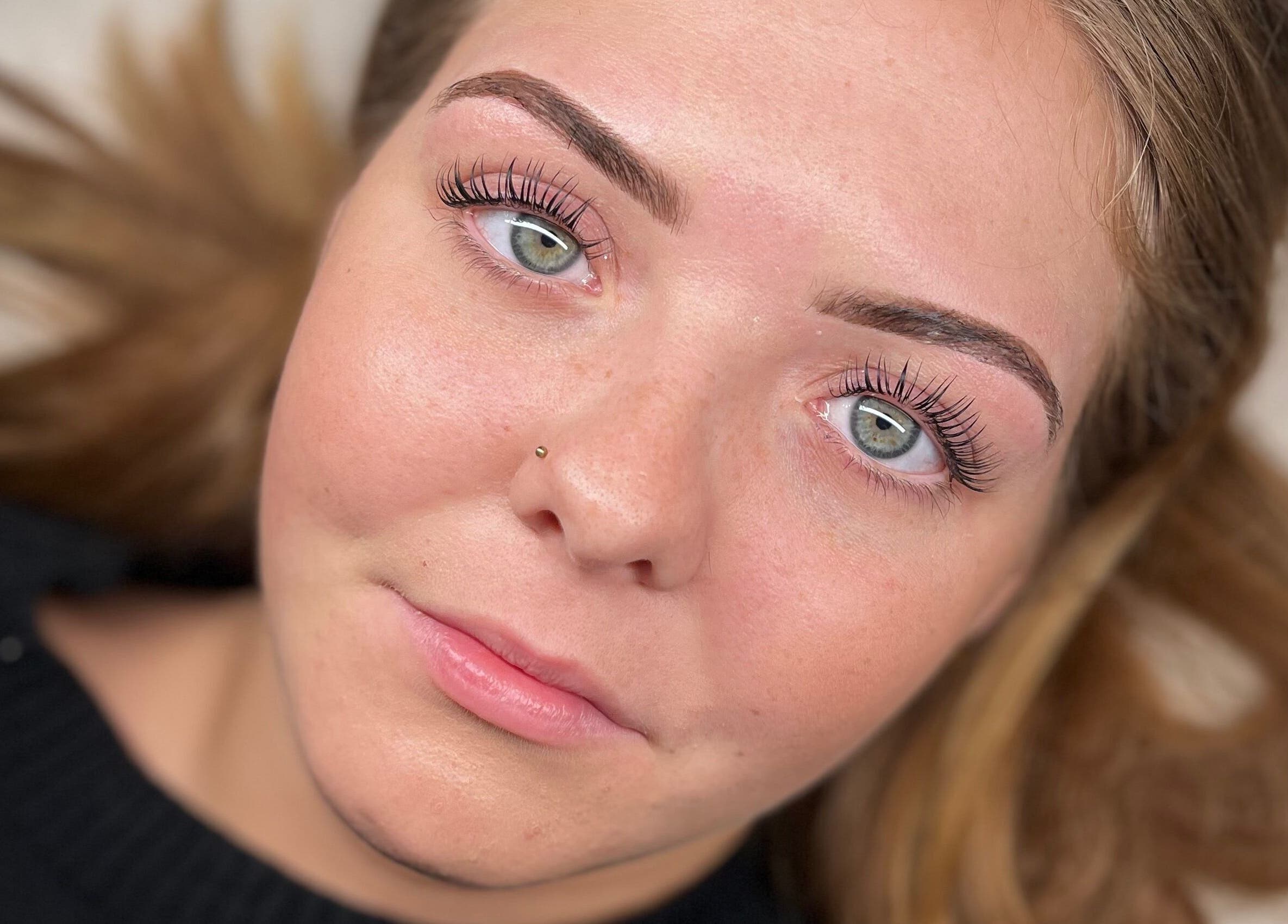 Brow and lash enhancement at Elles Brows and Beauty, Crawley, England, GB.