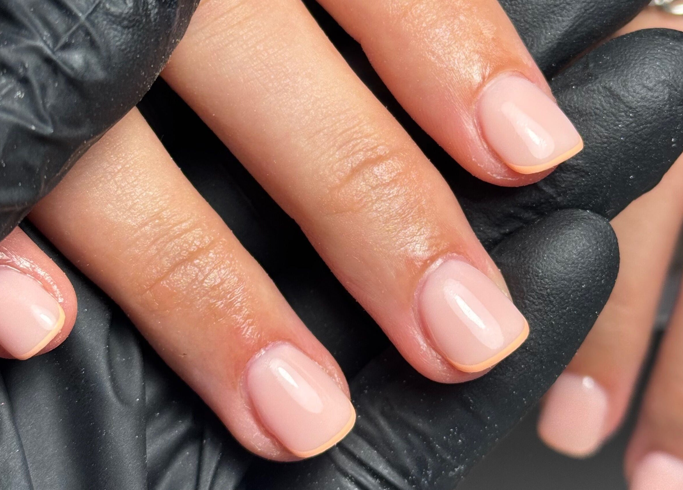 Perfect pink manicure at B's Nail Lounge, Cartwirght, New South Wales, AU.