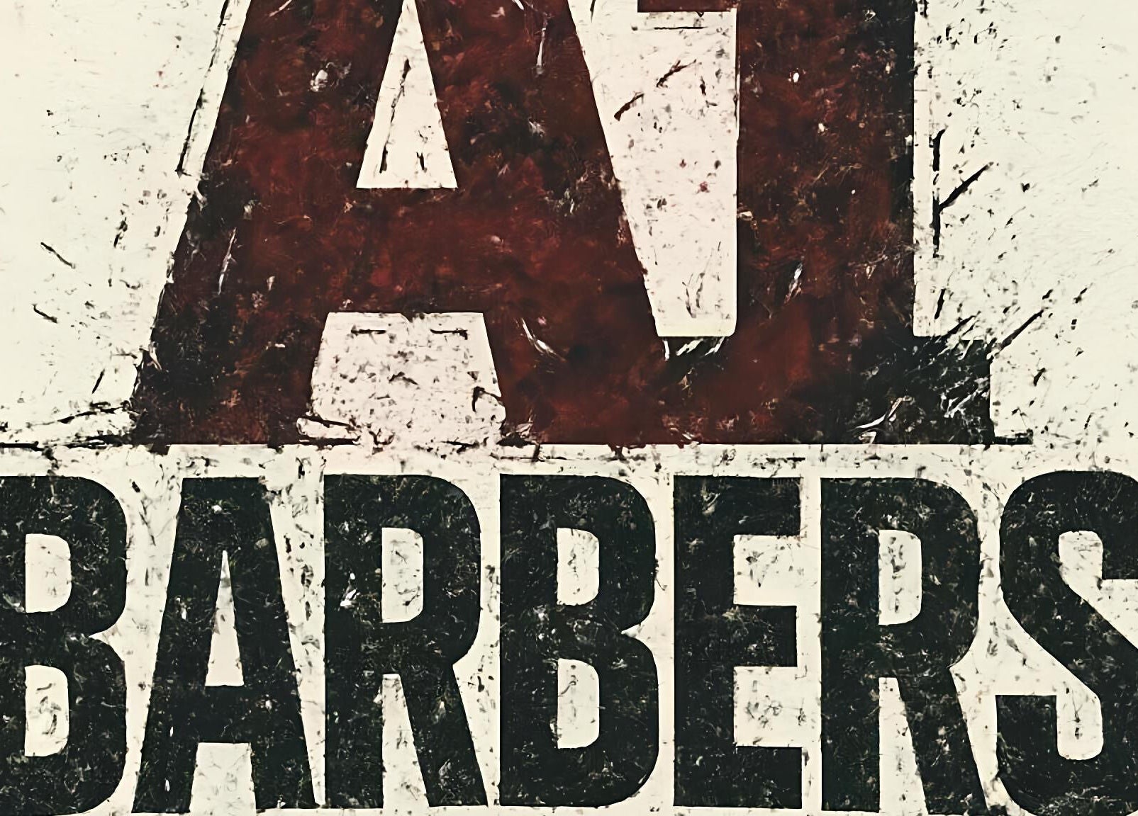 A1 Ilford Hairdressers sign with bold letters symbolizing quality service in Ilford, England, GB.