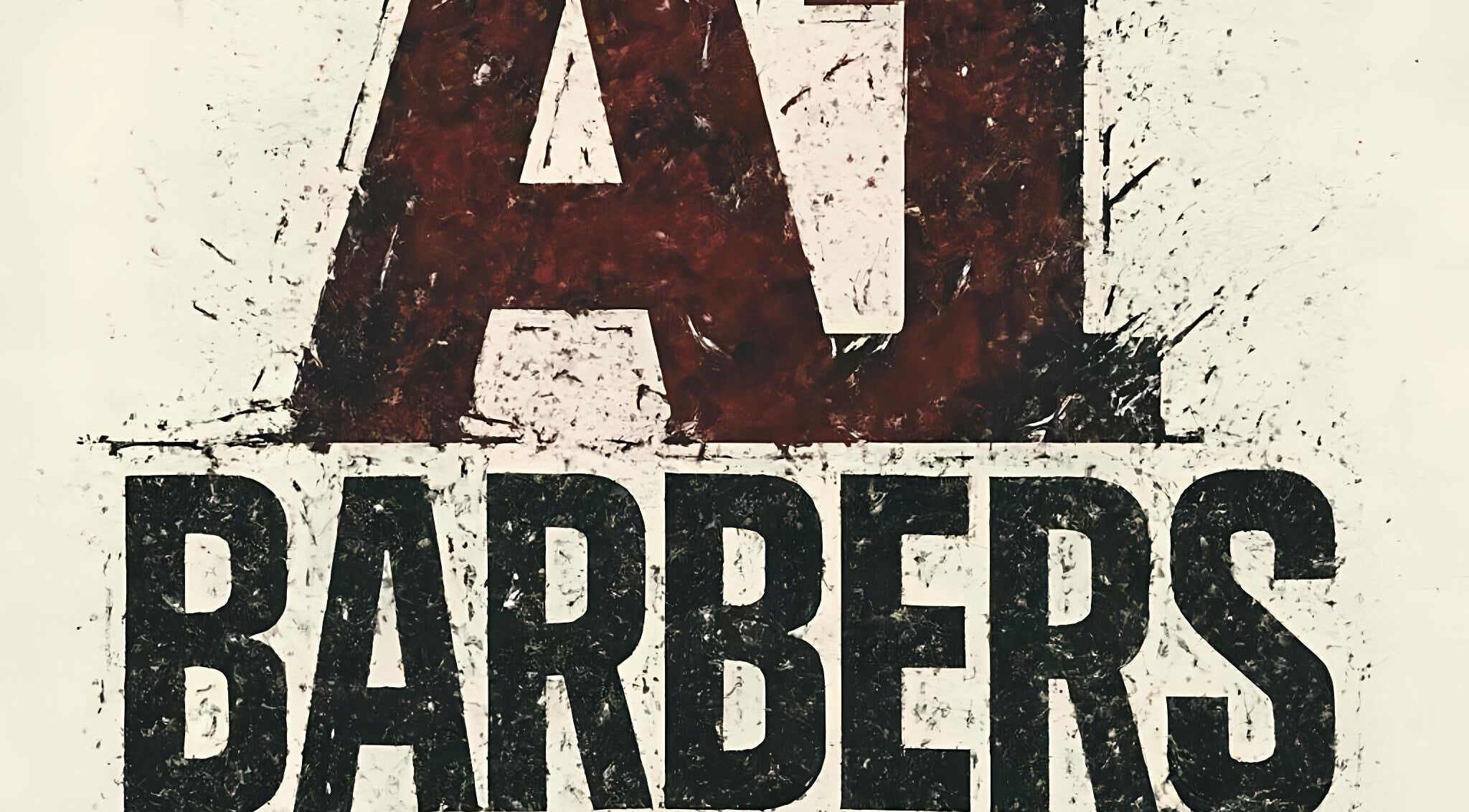 A1 Ilford Hairdressers sign with bold letters symbolizing quality service in Ilford, England, GB.