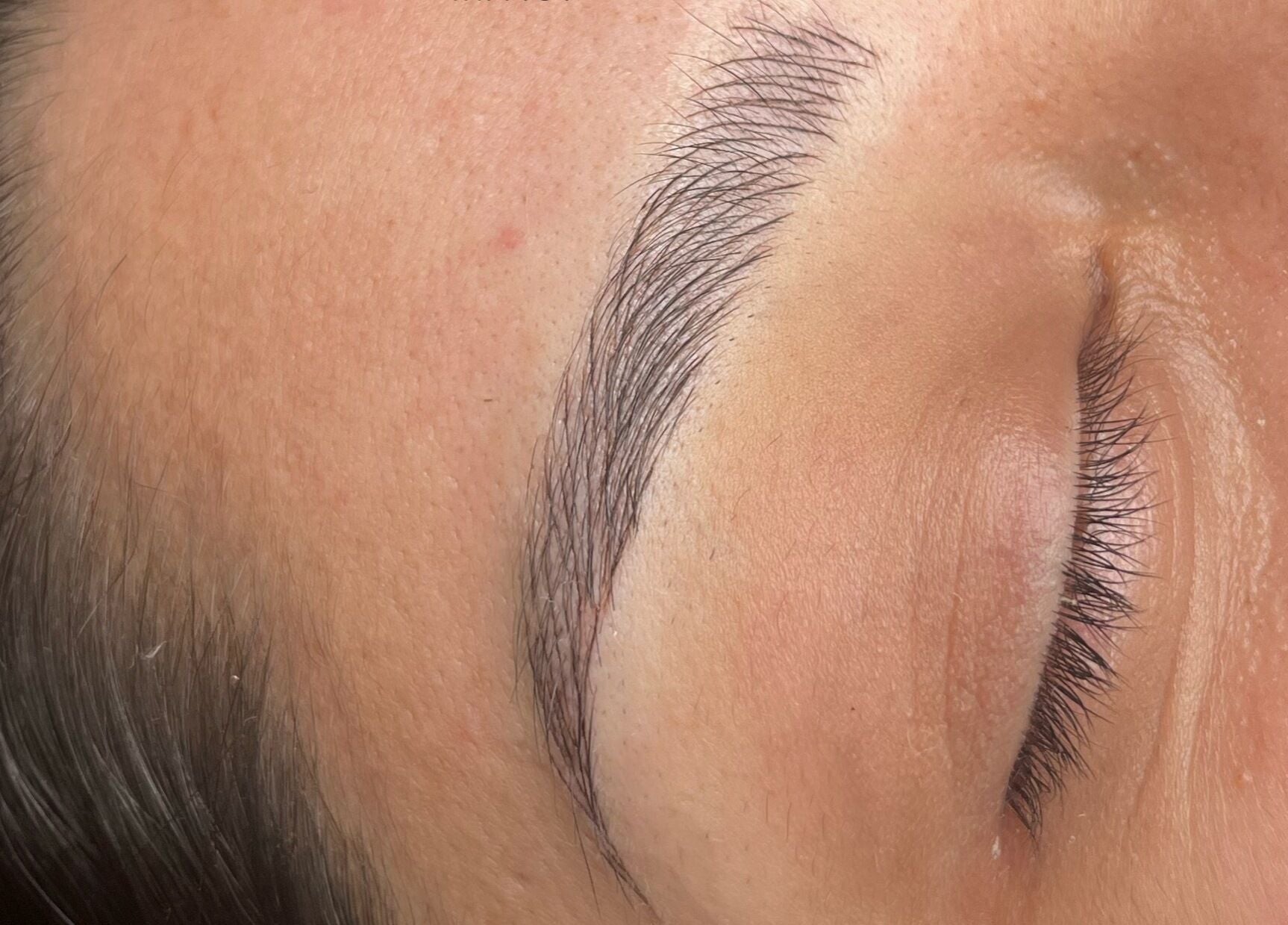 Detalle de cejas impecables en Brows House, Mazatlán, Sinaloa, MX.