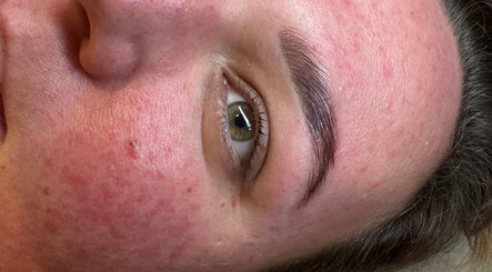 Close-up of well-groomed eyebrow at Tiarne Lauren Beauty, Vasse, Western Australia, AU.