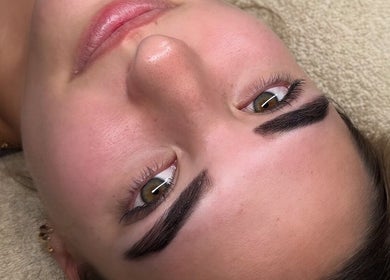 Perfectly shaped brows at Tiarne Lauren Beauty, Vasse, Western Australia, AU.