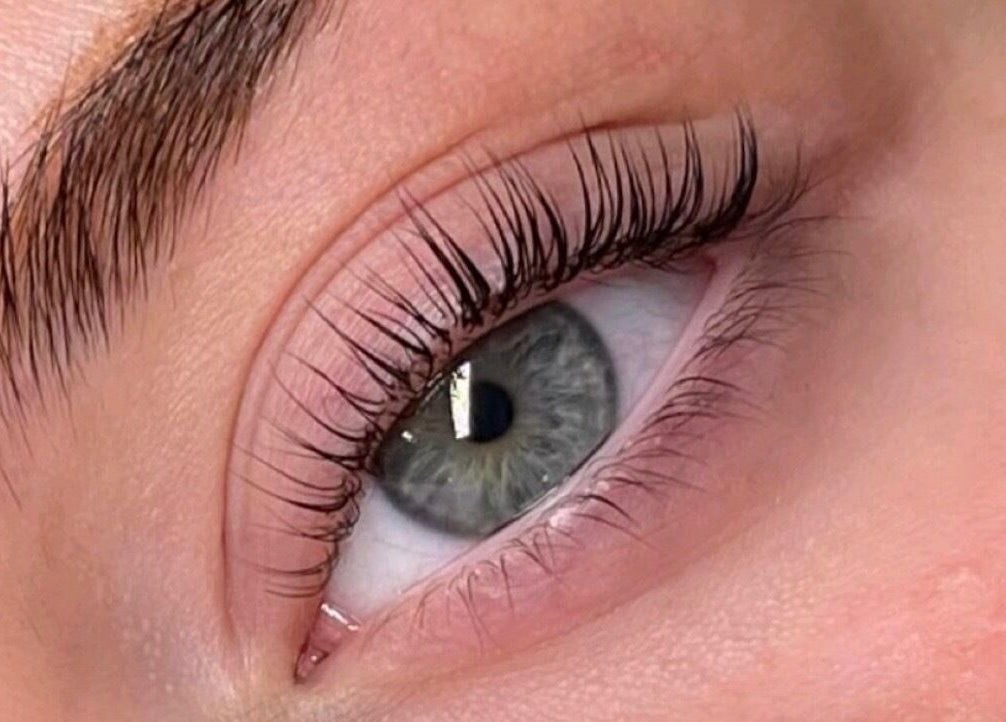 Close-up of perfectly enhanced lashes at Bantai Beautybar, Chang Wat Surat Thani, Chang Wat Surat Thani, TH.