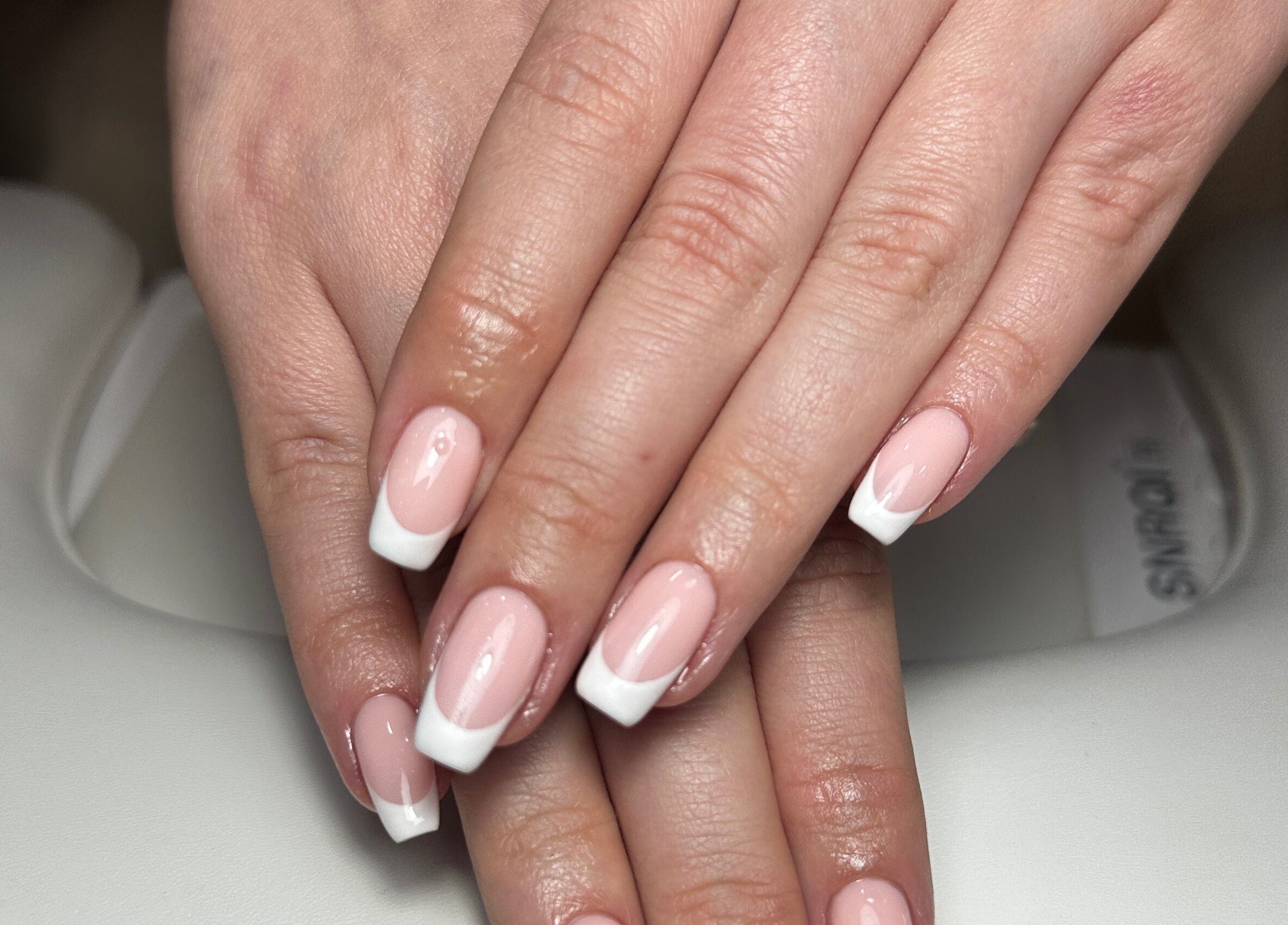 Elegant French manicure at Bantai Beautybar in Chang Wat Surat Thani, Chang Wat Surat Thani, TH.